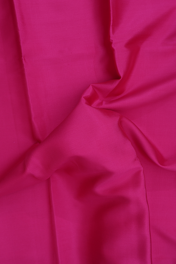 Mysore Silk Saree In Magenta With Contrast Border