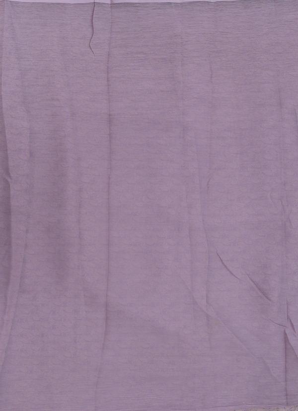 Chiffon Saree In Plain Dusty Grape With Light Weight