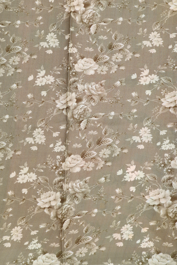 Printed Silk Saree In Pink With Floral Design