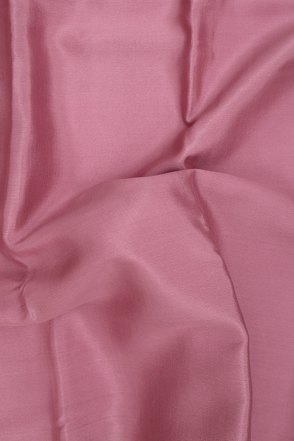 Mysore Silk Saree In Mauve Pink With Contrast Border