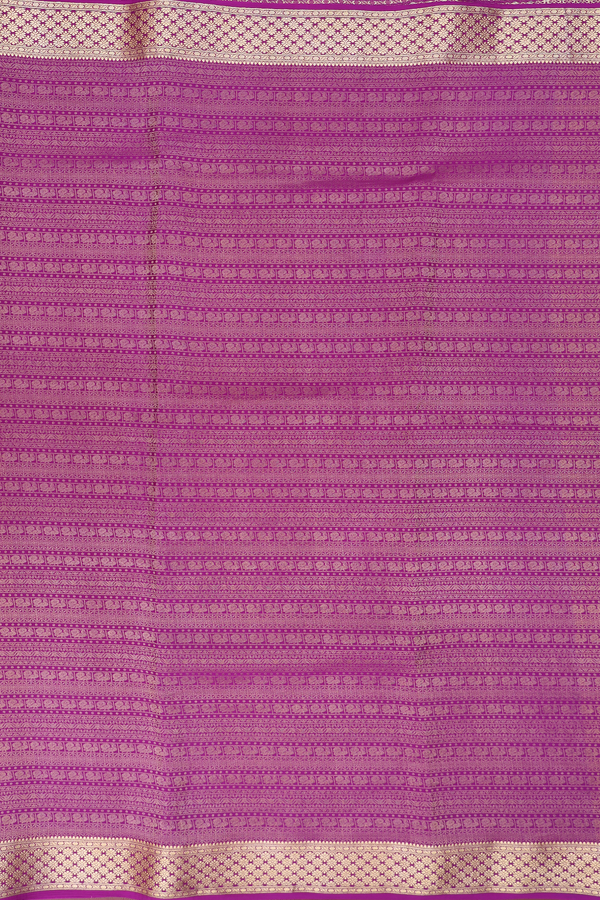 Mysore Silk Saree In Grape Purple With Brocade Design