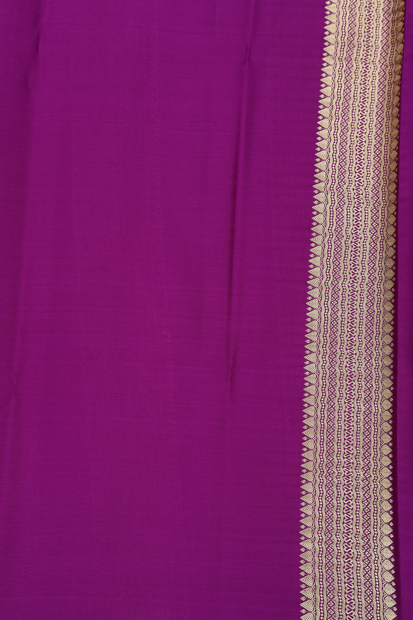 Mysore Silk Saree In Multicolor With Stripes Design