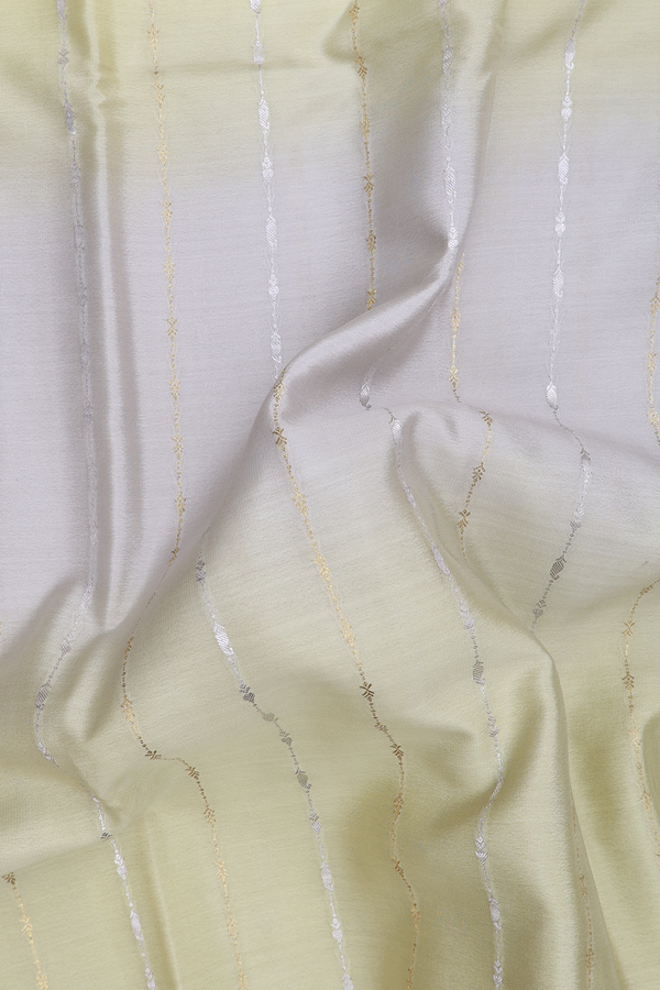 Mysore Silk Saree In Multicolor With Stripes Design