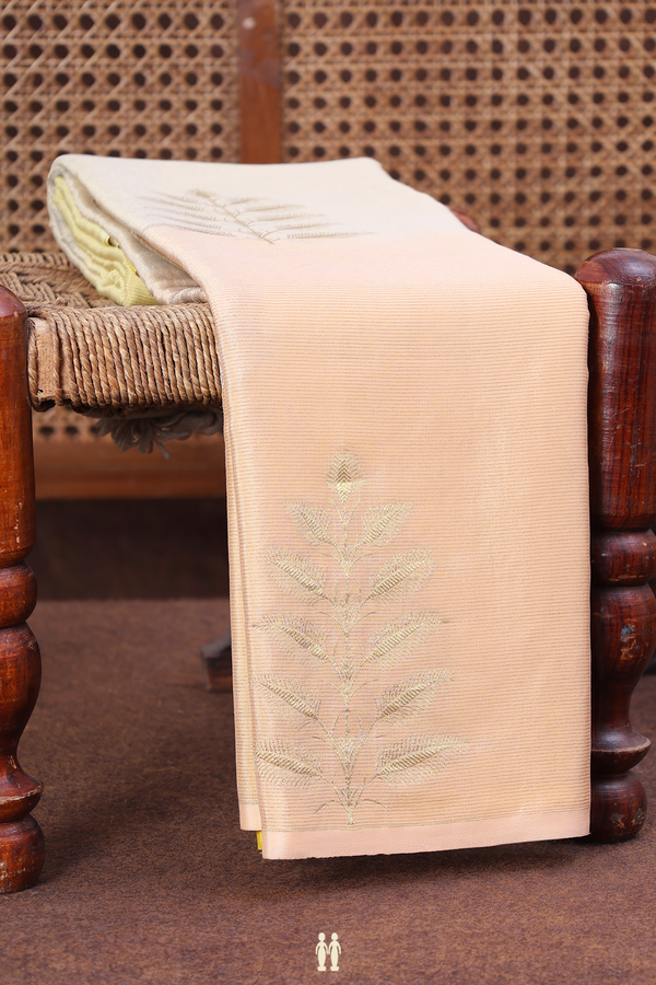 Mysore Silk Saree In Multicolor With Stripes Design