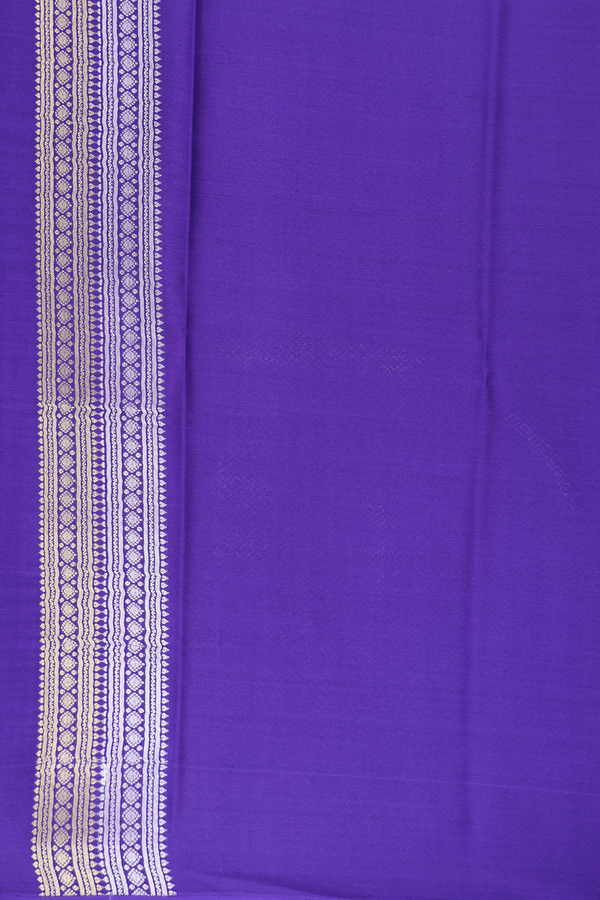 Mysore Silk Saree In Multicolor With Stripes Design