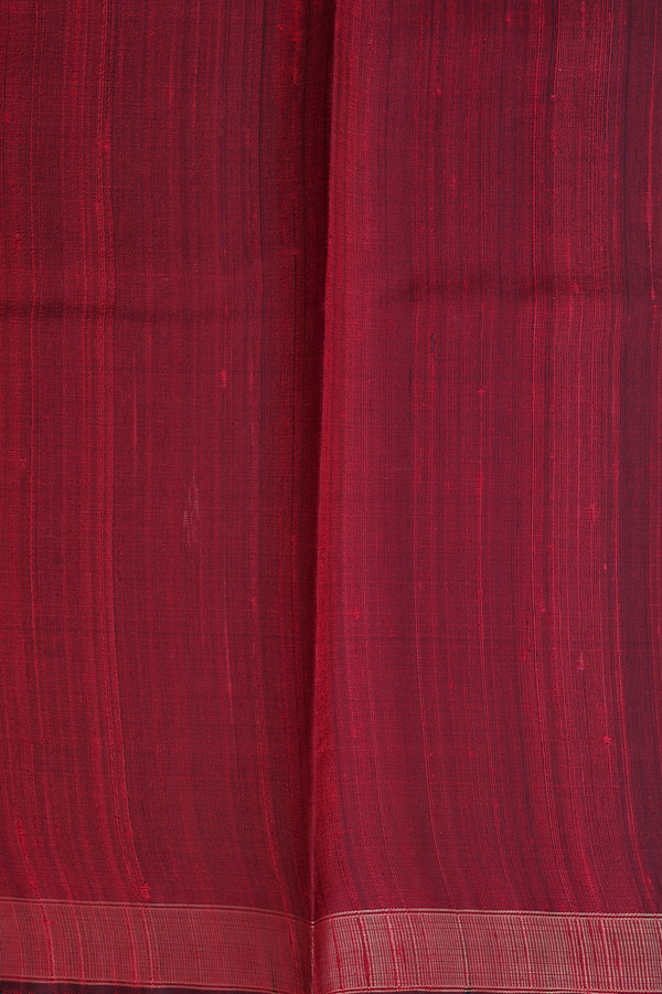 Jute Saree In Black With Zari Buttas