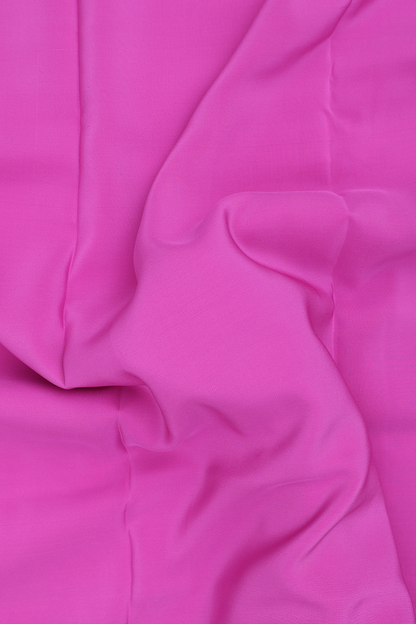 Mysore Silk Saree In Lavender Pink With Contrast Border