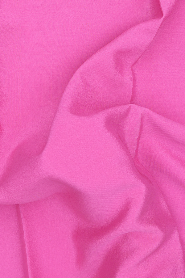 Mysore Silk Saree In Pink With Zari Border