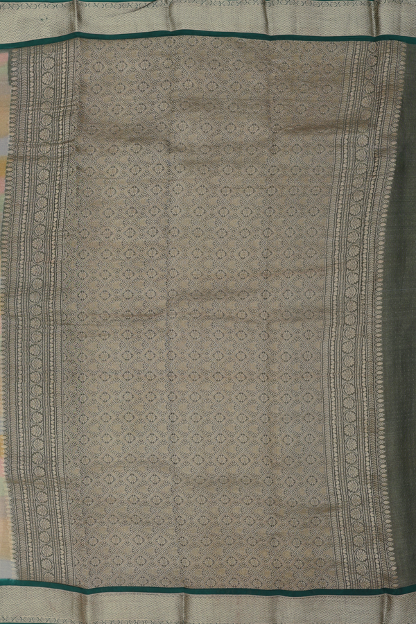 Mysore Silk Saree In Multicolor With Stripes Design