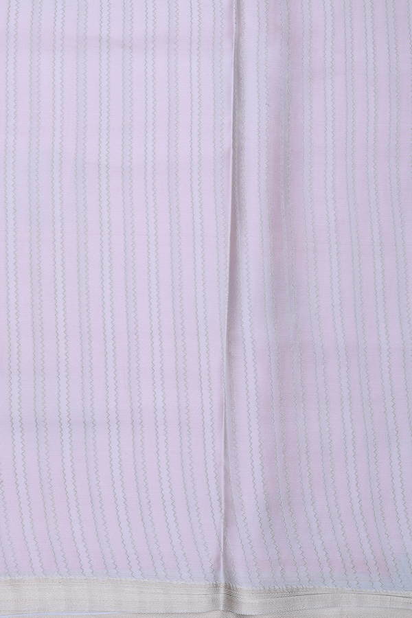 Mysore Silk Saree In Pink With Circle Motifs