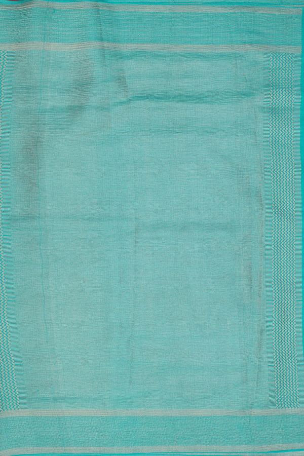 Mysore Silk Saree In Green With Ogee Design