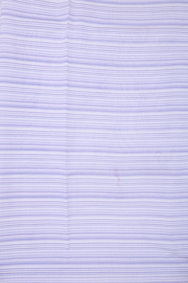 Organza Silk Saree In White With Embroidered Design