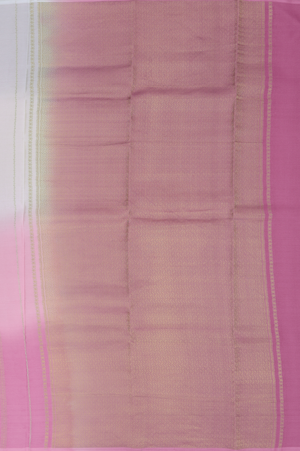 Mysore Silk Saree In Multicolor With Stripes Design