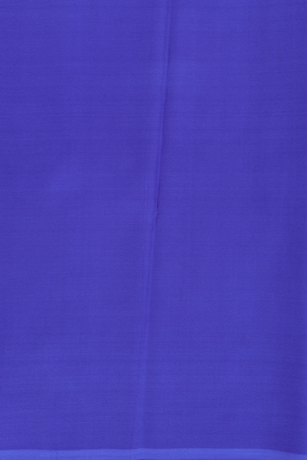 Mysore Silk Saree In Blue And Green With Stripes Design