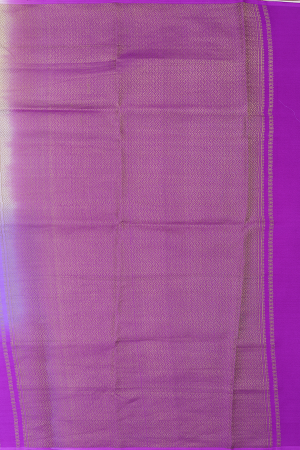 Mysore Silk Saree In Multicolor With Stripes Design