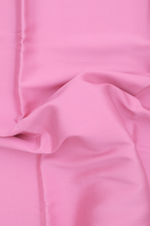 Mysore Silk Saree In Pink With Zari Border