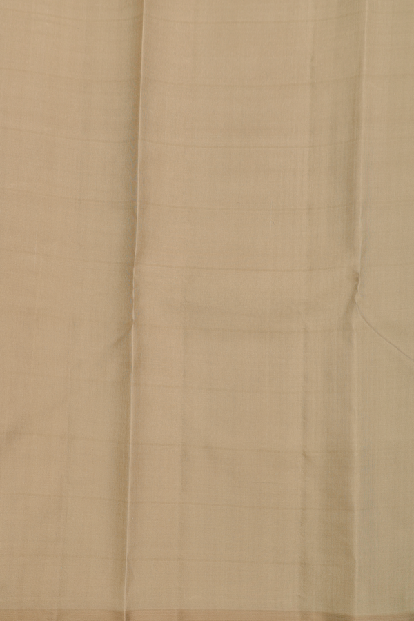 Kanchipuram Silk Saree In Seafoam Green With Checks Design