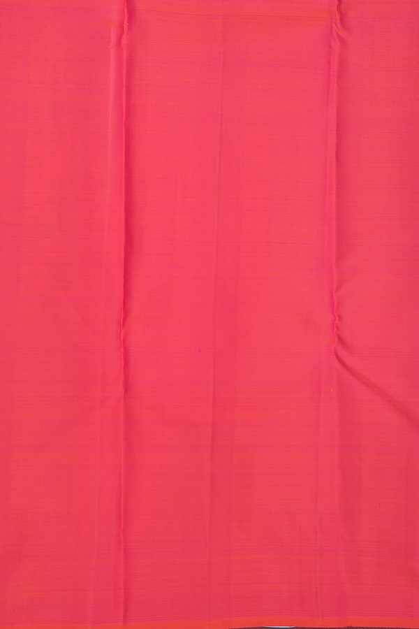 Kanchipuram Silk Saree In Multicolor With Stripes Design