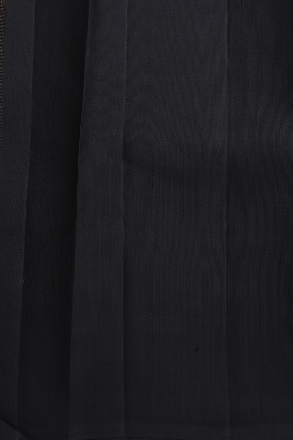 Kanchipuram Silk Saree In Black With Allover Design