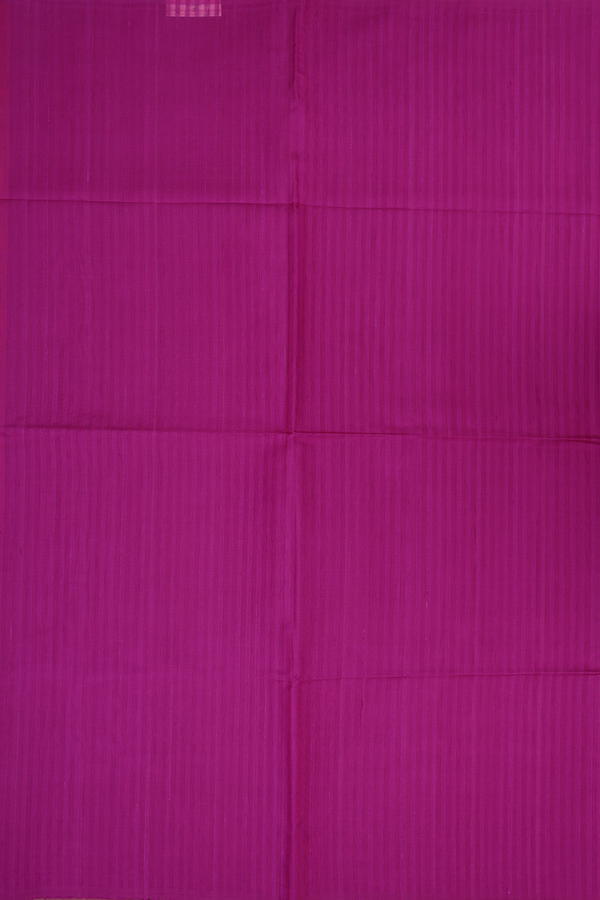 Raw Silk Saree In Purple Rose With Self Stripes Design