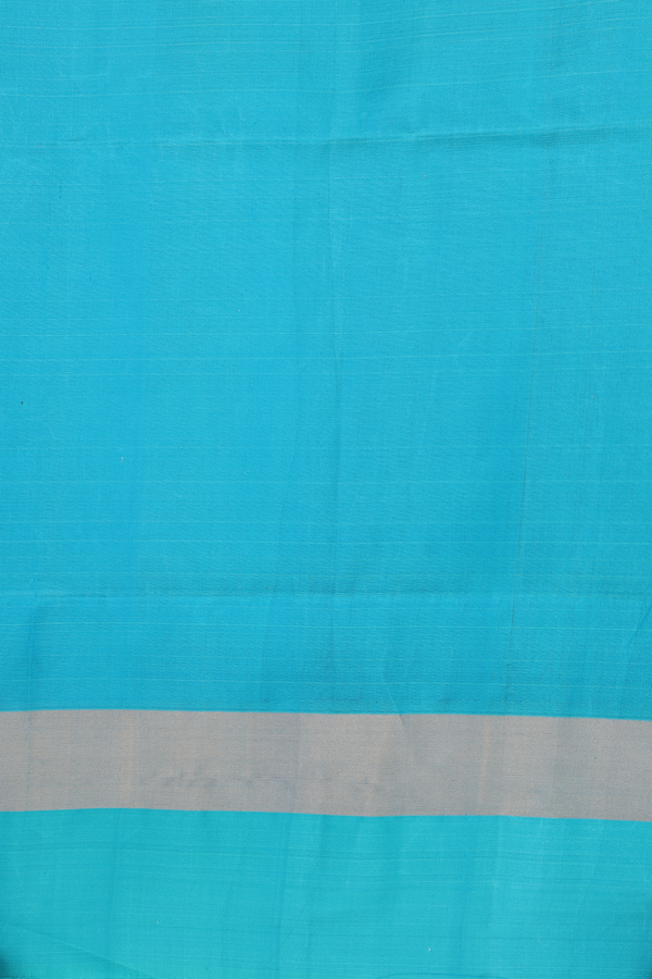 Raw Silk Saree In Magenta With Ganga Jamuna Border