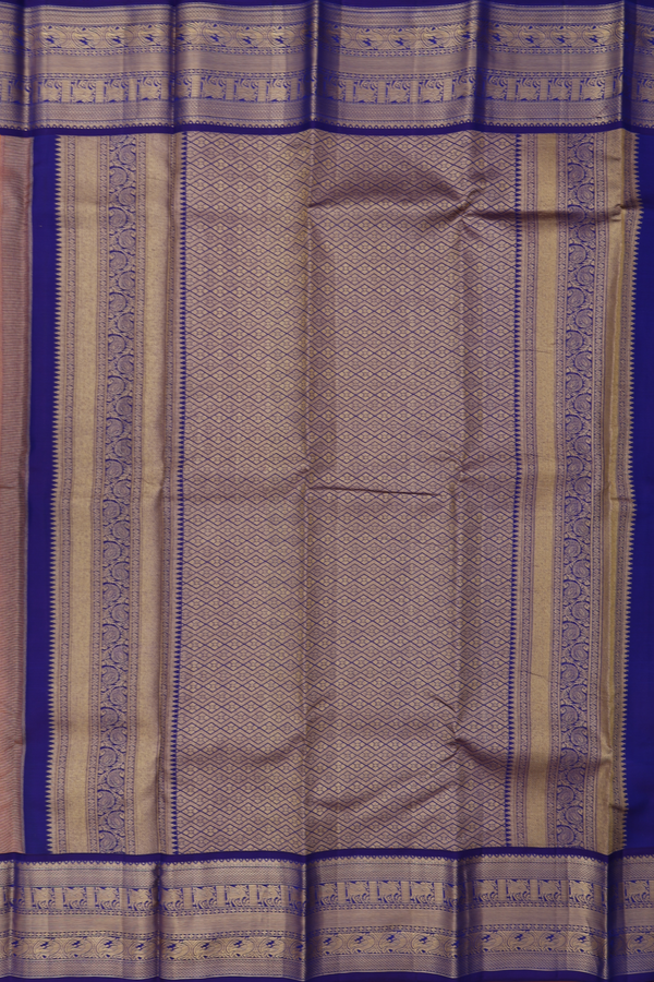 Kanchipuram Silk Saree Yellow With Iruthalai Pakshi Design