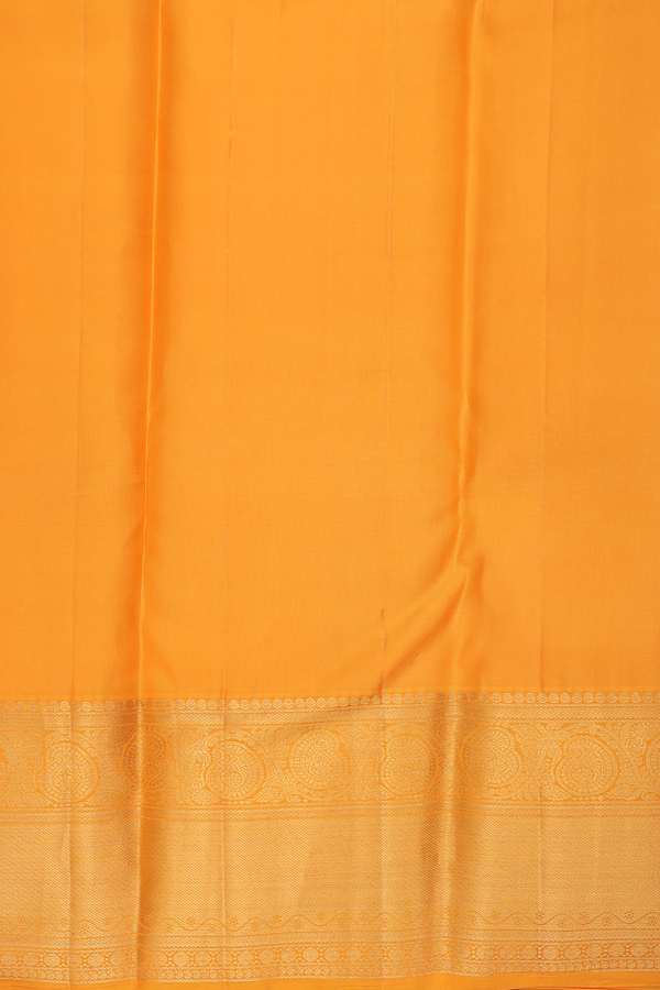 Kanchipuram Silk Saree In Royal Blue With Brocade Design
