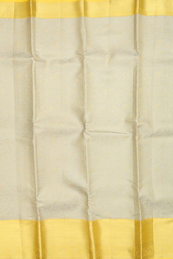 Kanchipuram Silk Saree In Pale Green With Brocade Design