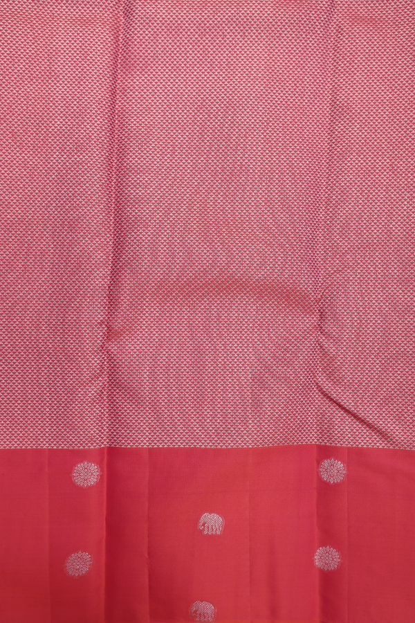 Kanchipuram Silk Saree In Grape Purple With Brocade Design