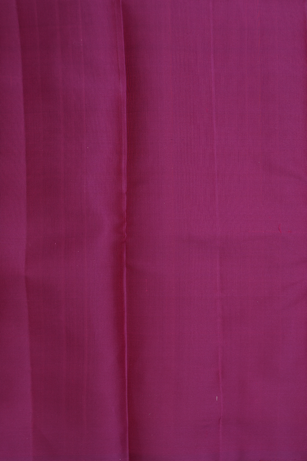 Kanchipuram Silk Saree In Berry Purple With Zari Motifs