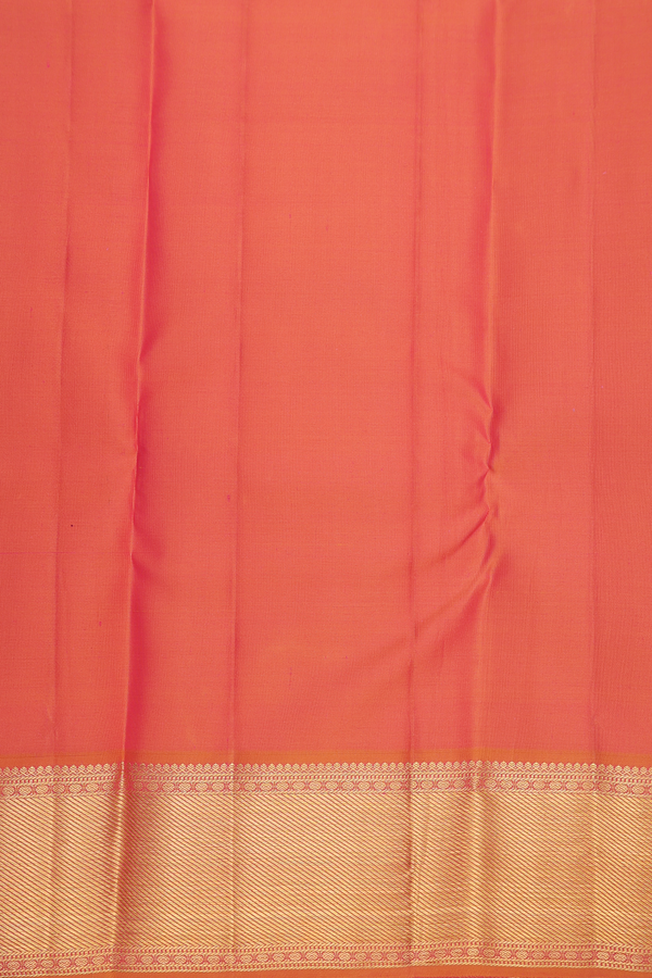 Kanchipuram Silk Saree In Berry Purple With Peacock Buttas