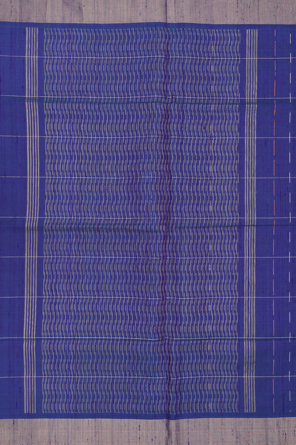 Raw Silk Saree In Dual Tone With Stripes Design