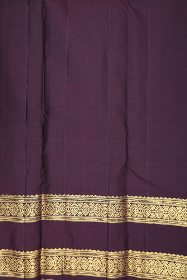 Kanchipuram Silk Saree In Green With Checks Design