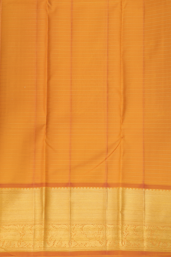 Kanchipuram Silk Saree In Royal Blue With Checks Design