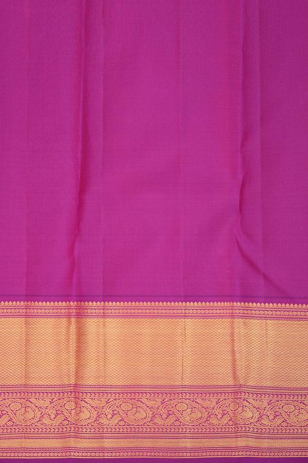 Kanchipuram Silk Saree In Dusty Brown With Brocade Design