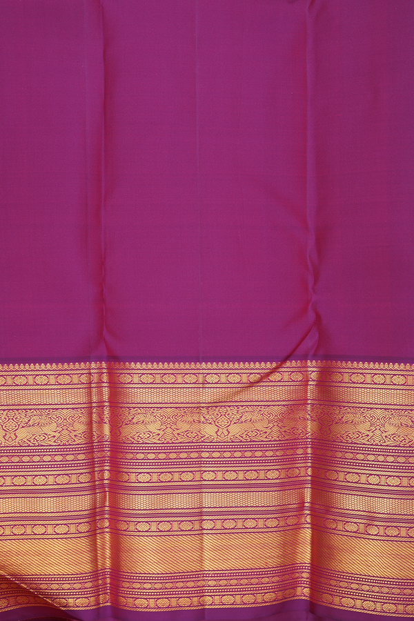 Kanchipuram Silk Saree In Green With Brocade Design