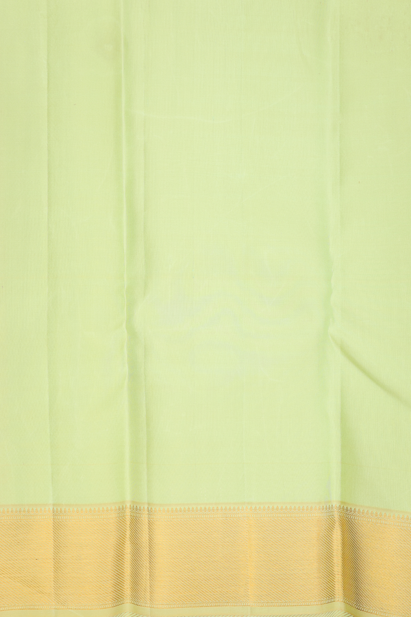 Kanchipuram Silk Saree In Green With Brocade Design