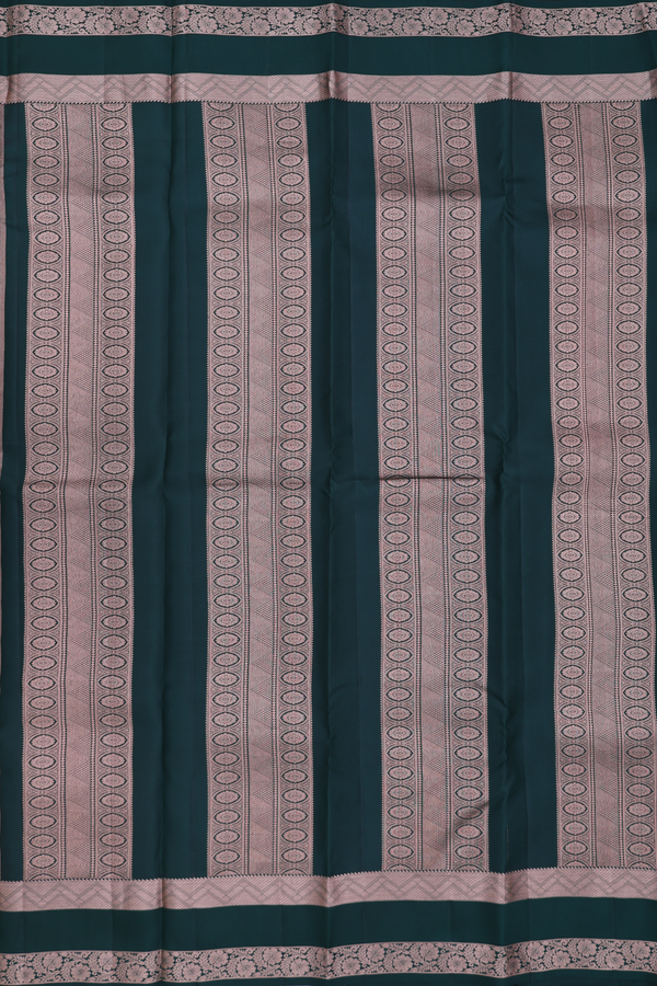 Kanchipuram Silk Saree In Dusty Rose With Checks Design