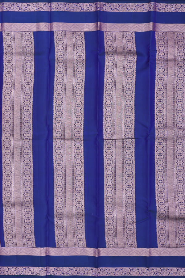 Kanchipuram Silk Saree In Punch Pink With Checks Design