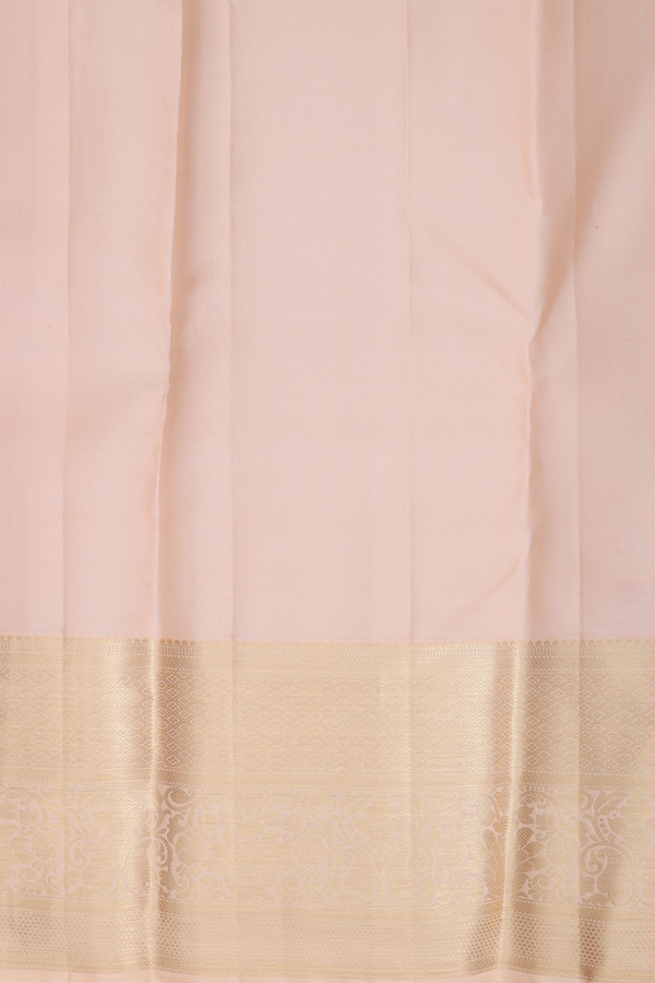 Kanchipuram Silk Saree In Red With Brocade Design