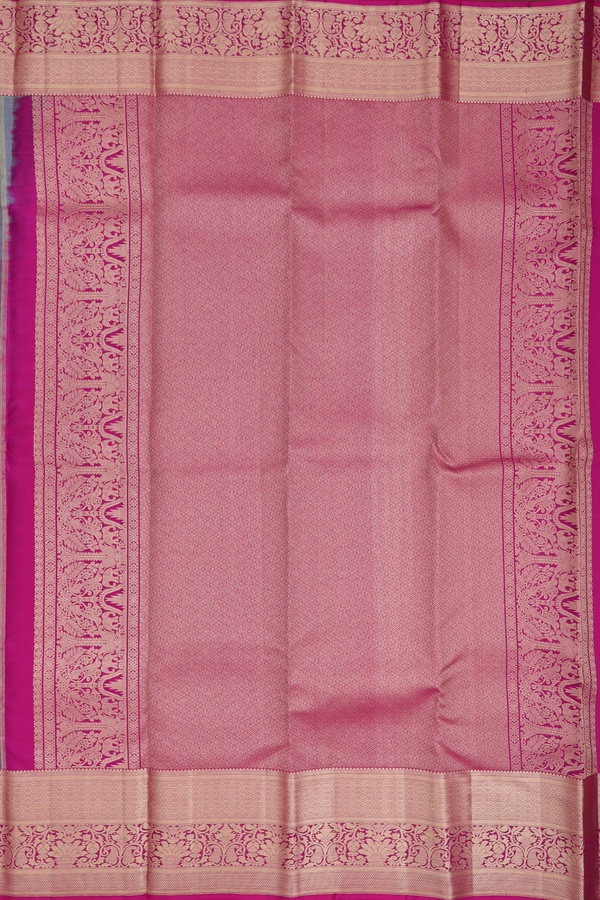 Kanchipuram Silk Saree In Green With Brocade Design