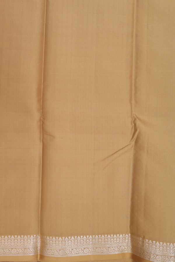Kanchipuram Silk Saree In Rani Pink With Zari Buttas