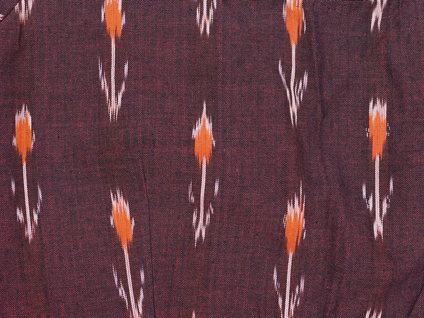 Printed Design Maroon Cotton Readymade Blouse