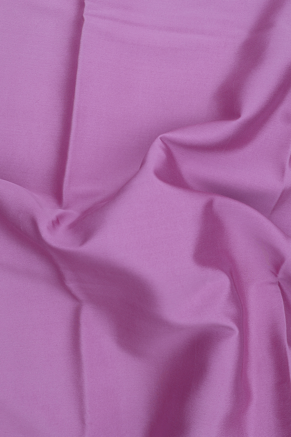 Mysore Silk Saree In Purple With Contrast Border