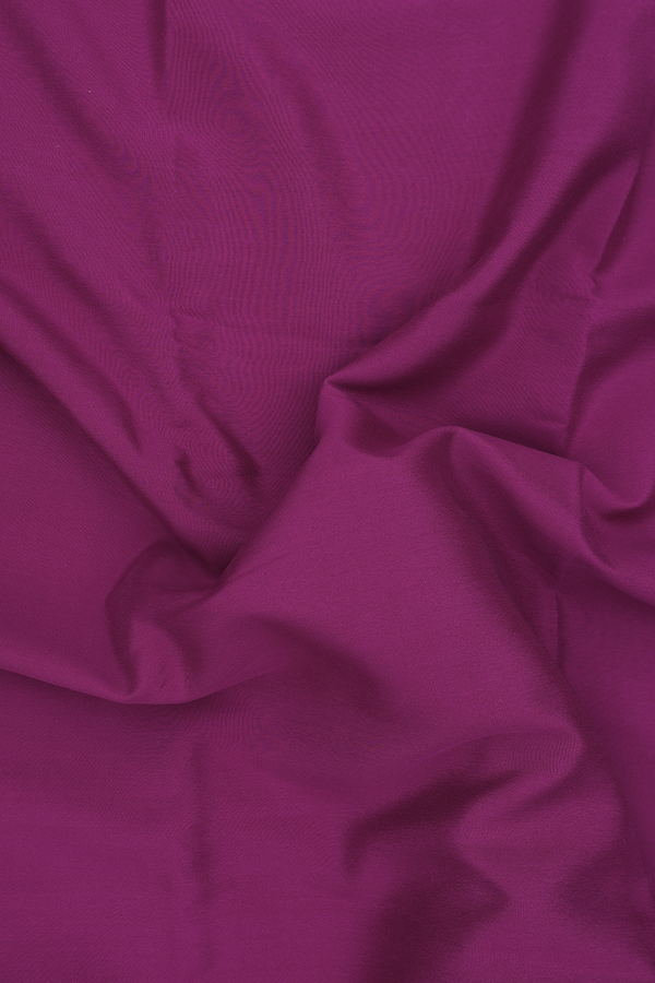 Mysore Silk Saree In Berry Purple With Contrast Border