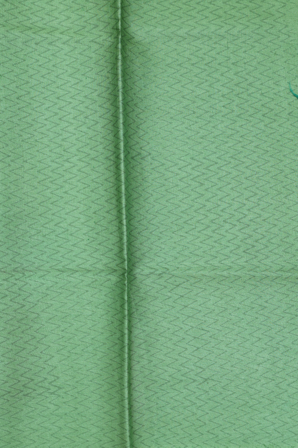 Tussar Silk Saree In Yellow With Printed Design