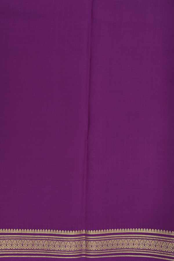 Mysore Silk Saree In Dusty Rose With Geometric Design