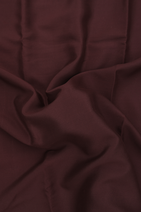 Mysore Silk Saree In Coffee Brown With Contrast Border