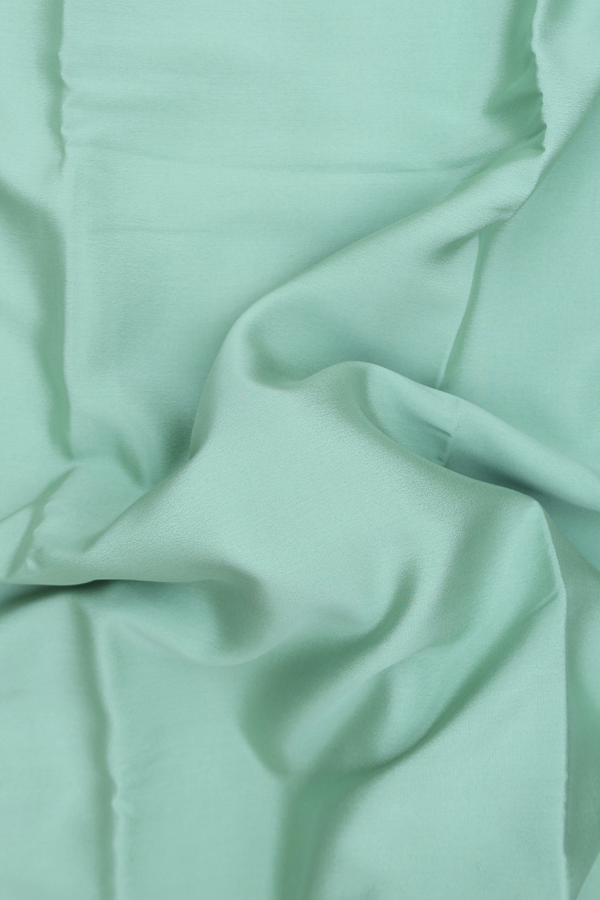 Mysore Silk Saree In Green With Zari Border