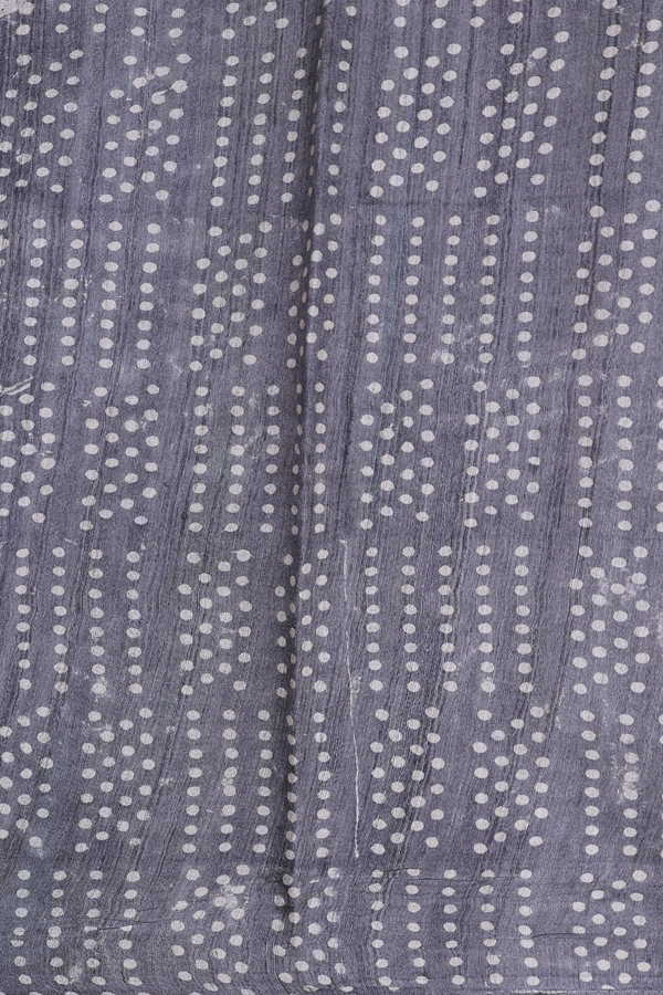 Tussar Silk Saree In Multicolor With Geometric Design